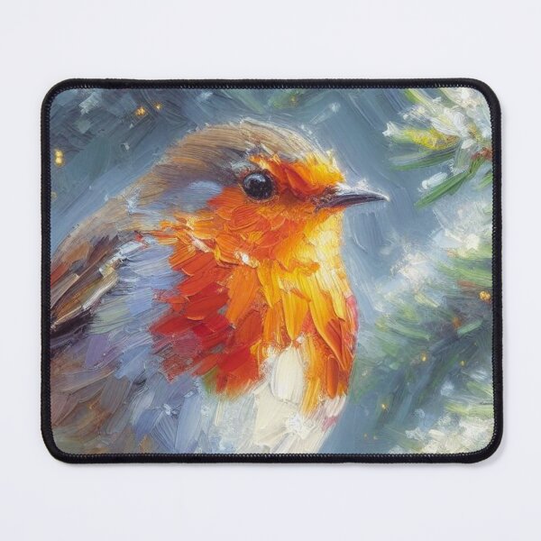 Item preview, ROBIN IN OIL PAINT designed and sold by SCOTTYBOYART.