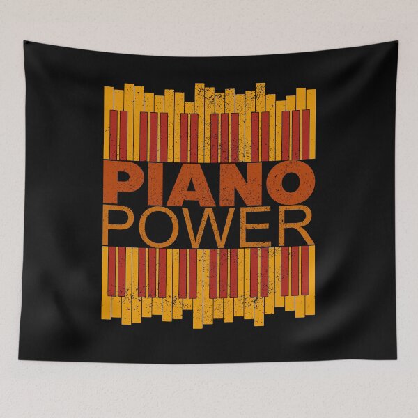 Item preview, Piano Power, Piano’s key with vintage colors and texture designed and sold by CJansuebsri.