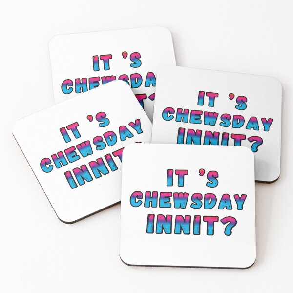 Item preview, It's  chewsday innit ? British Accent  designed and sold by UniqueDesignHub.