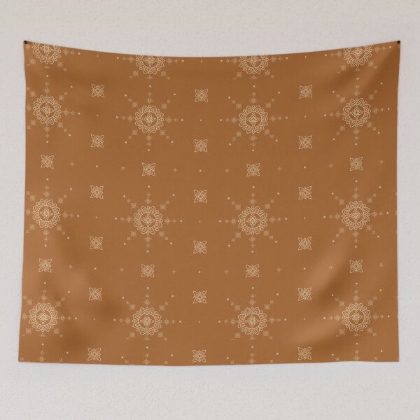 Item preview, Brown Radiant Kaleidoscope Mandalas designed and sold by ink-intricates.