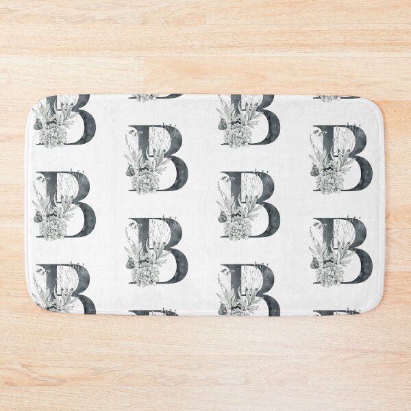 Item preview, Watercolor floral letter B designed and sold by tapilipa.
