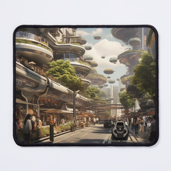 Item preview, Next 100 years Futuristic city AI Generated designed and sold by IKSCreator.