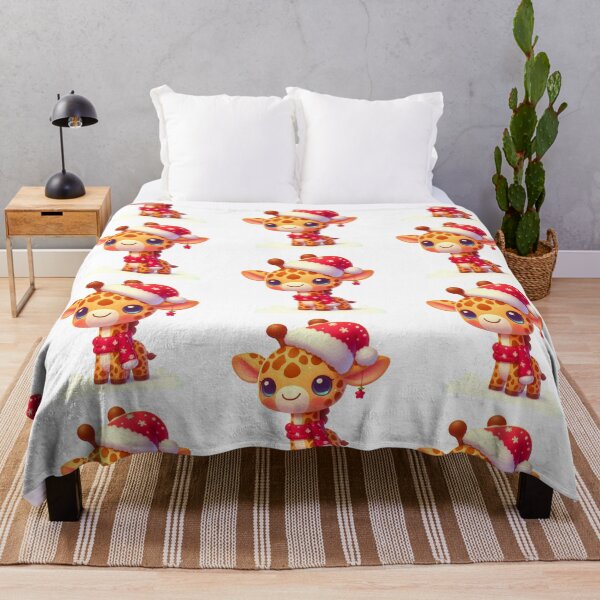 Item preview, Adorable Christmas Giraffe designed and sold by DigiDreamyArt.