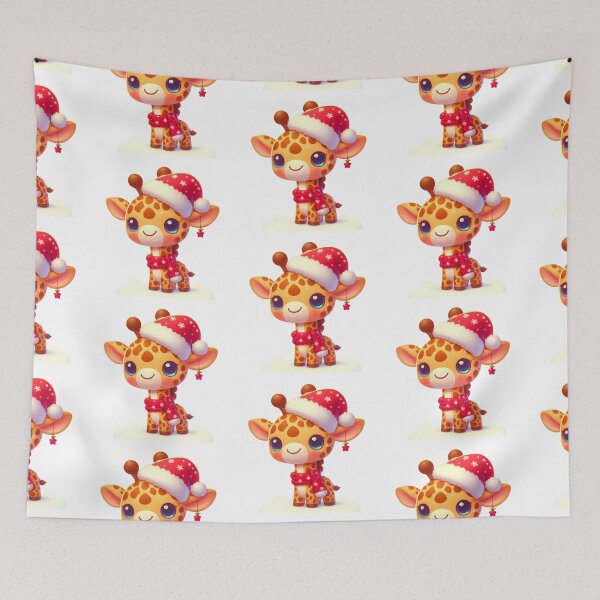Item preview,  Adorable Christmas Giraffe designed and sold by DigiDreamyArt.