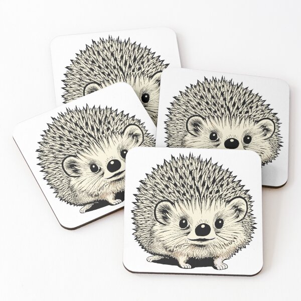Item preview, Adorable Baby Hedgehog Drawing Cottagecore Cute Hedgehog Graphic  designed and sold by Bad Kitty Designz.