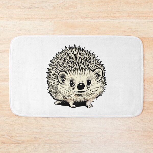 Artikelvorschau, Entzückende Baby-Igel-Zeichnung Cottagecore Niedliche Igel-Grafik entworfen und verkauft von Bad Kitty Designz.
