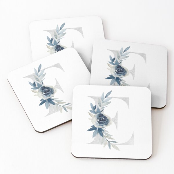 Artikelvorschau, Watercolor floral letter E entworfen und verkauft von tapilipa.