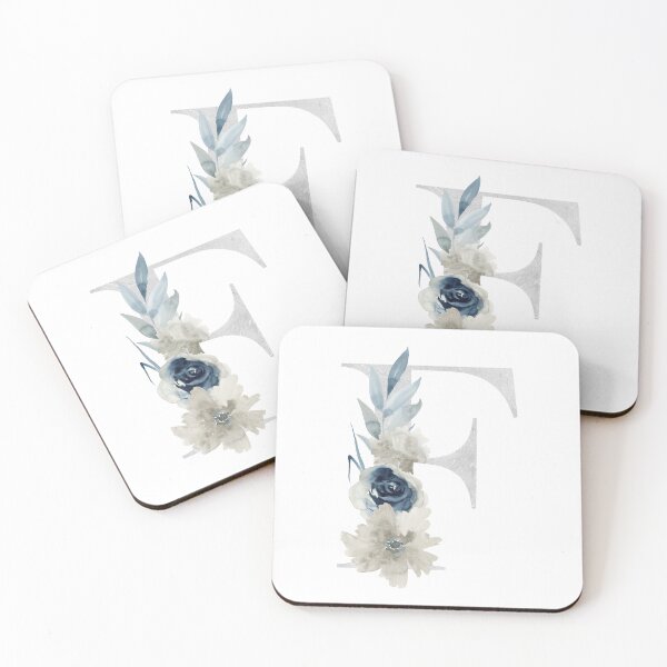 Artikelvorschau, Watercolor floral letter F with flowers.  entworfen und verkauft von tapilipa.