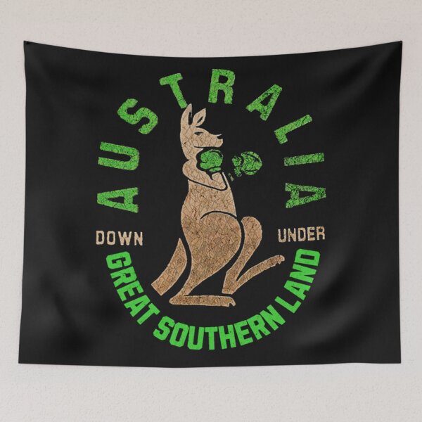 Item preview, Boxing Kangaroo - distressed texture  designed and sold by Corinne Alexa Jackson.