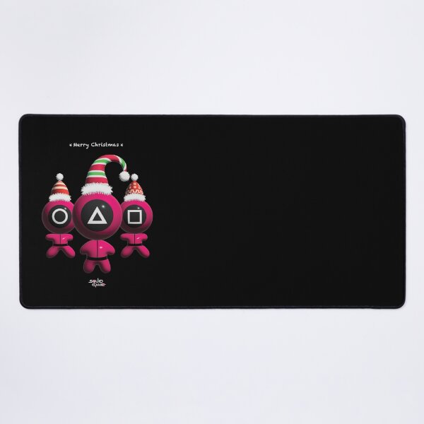 Squid Game Fan Art Christmas Collections ( 4/4 ) Desk Mat