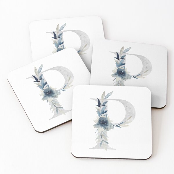 Artikelvorschau, Watercolor floral letter P with flowers.  entworfen und verkauft von tapilipa.