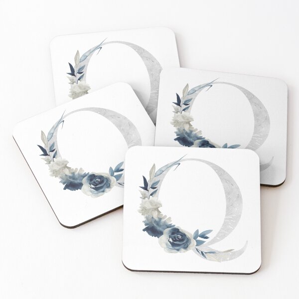 Artikelvorschau, Watercolor floral letter Q with flowers.  entworfen und verkauft von tapilipa.