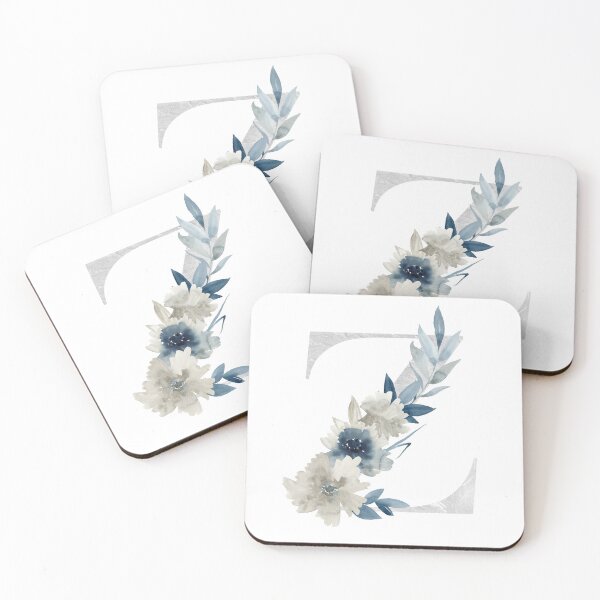 Artikelvorschau, Watercolor floral letter Z with flowers.  entworfen und verkauft von tapilipa.
