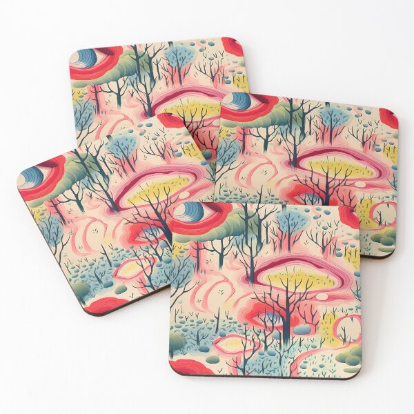 Item preview, Abstract Colorful Flowers Unique Art Style 2 designed and sold by CareToCanvas.