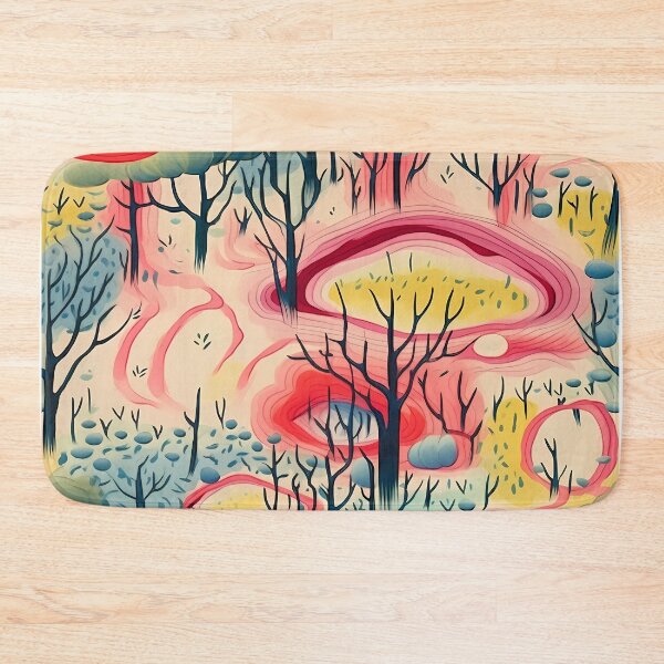 Item preview, Abstract Colorful Flowers Unique Art Style 2 designed and sold by CareToCanvas.