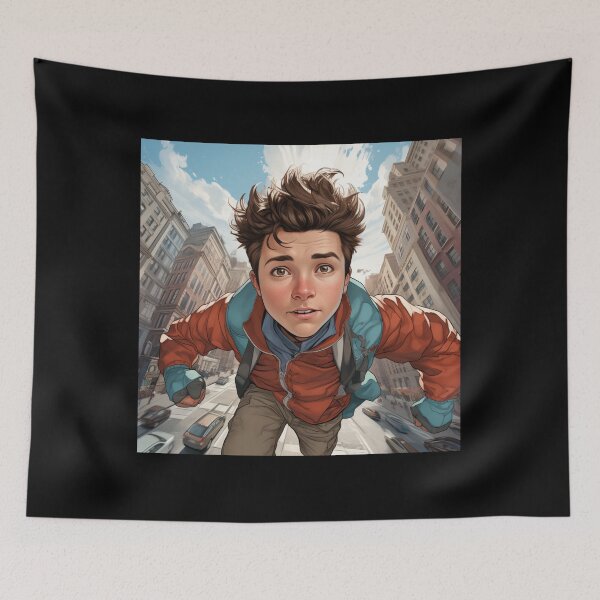 Item preview, Urban Ascent – The Adventure Begins Art Print designed and sold by SmartDesignByBB.