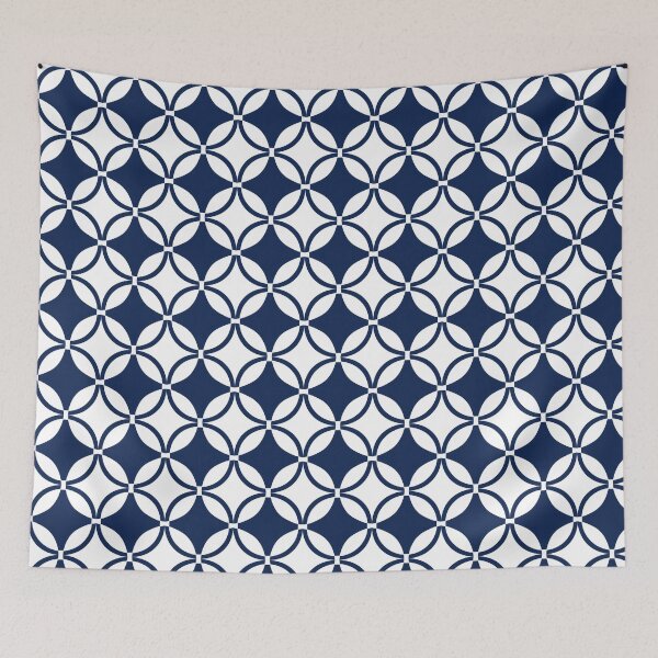Item preview, A star shape wrapped navy blue oval style designed and sold by hesacoolkid.