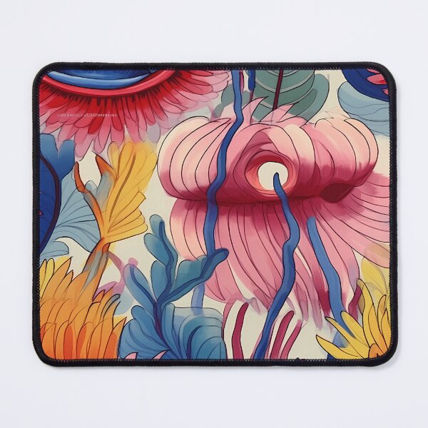 Item preview, Abstract Colorful Flowers Unique Art Style 4 designed and sold by CareToCanvas.