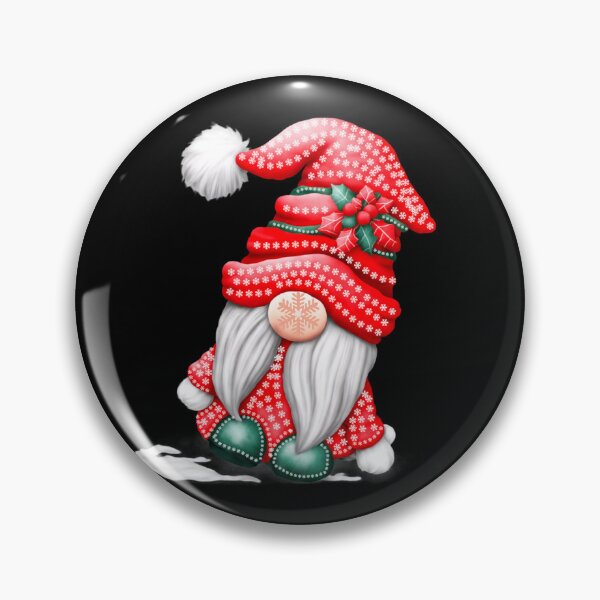 Aperçu de l'œuvre Gnome de Noël rouge mignon du Père Noël créée et vendue par ShreecreatE.