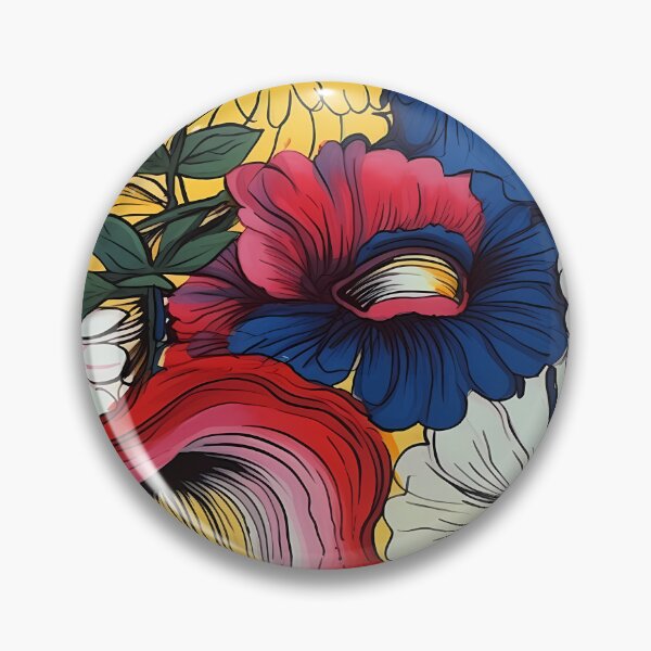 Item preview, Copy of Abstract Colorful Flowers Unique Art Style #6 designed and sold by CareToCanvas.