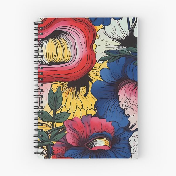 Item preview, Copy of Abstract Colorful Flowers Unique Art Style #6 designed and sold by CareToCanvas.