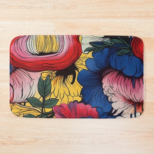 Item preview, Copy of Abstract Colorful Flowers Unique Art Style #6 designed and sold by CareToCanvas.