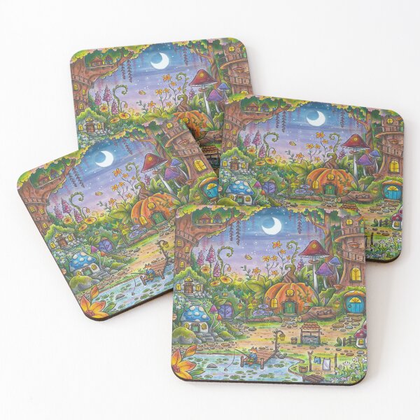 Item preview, Magical Fairy Village designed and sold by kattvalk.