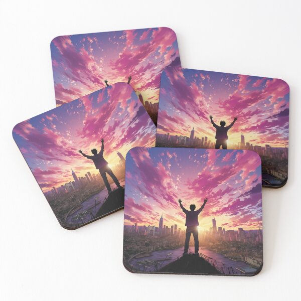 Item preview, Dawn of Aspirations – City Sunrise Art Print designed and sold by SmartDesignByBB.