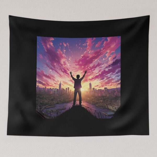 Item preview, Dawn of Aspirations – City Sunrise Art Print designed and sold by SmartDesignByBB.