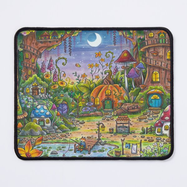Item preview, Magical Fairy Village designed and sold by kattvalk.