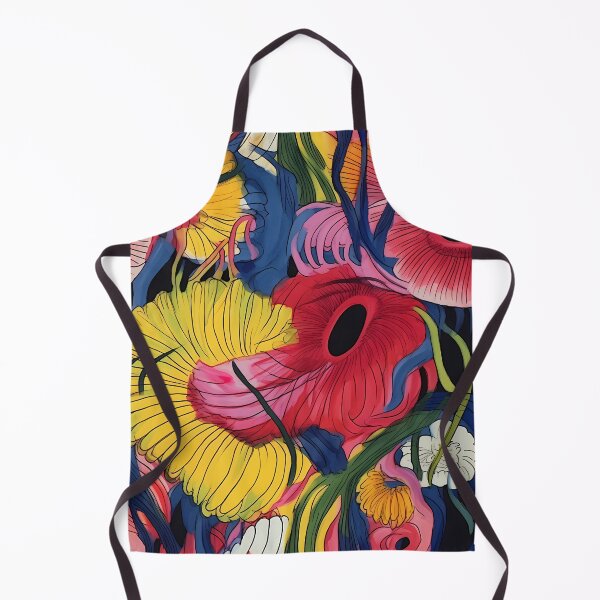 Item preview, Abstract Colorful Flowers Unique Art Style #8 designed and sold by CareToCanvas.
