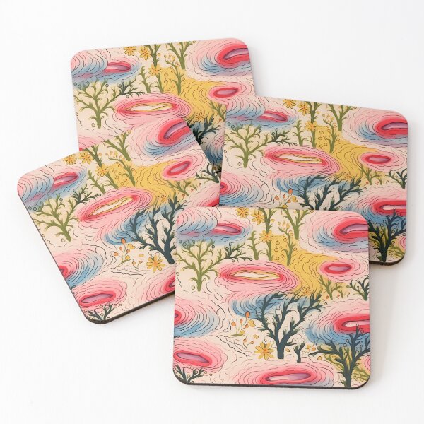 Item preview, Abstract Colorful Flowers Unique Art Style #9 designed and sold by CareToCanvas.