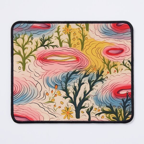 Item preview, Abstract Colorful Flowers Unique Art Style #9 designed and sold by CareToCanvas.