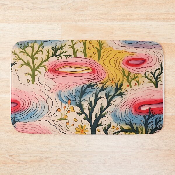 Item preview, Abstract Colorful Flowers Unique Art Style #9 designed and sold by CareToCanvas.