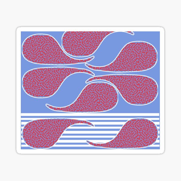 Mazely Splashes Sticker