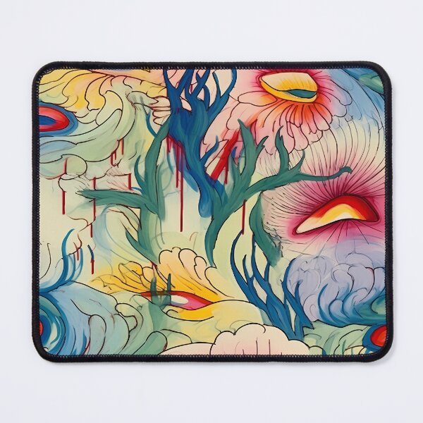 Item preview, Abstract Colorful Flowers Unique Art Style #10 designed and sold by CareToCanvas.
