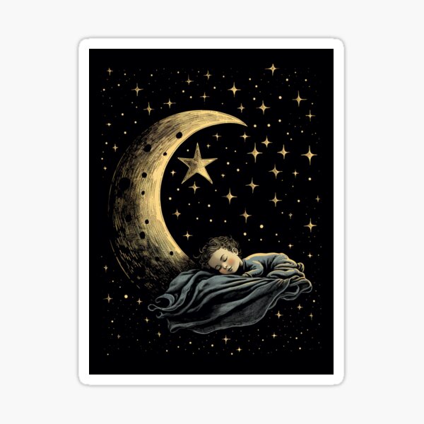Item preview, Sleeping On The Moon designed and sold by Timothystore-.