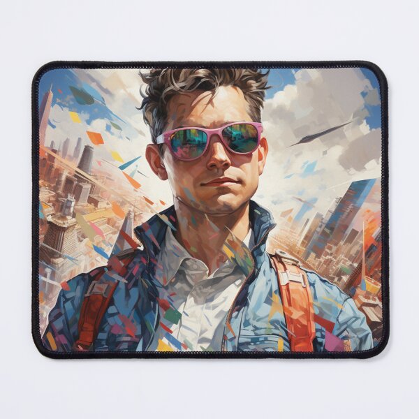Item preview, Metropolitan Flair – Urban Explorer Art Print designed and sold by SmartDesignByBB.