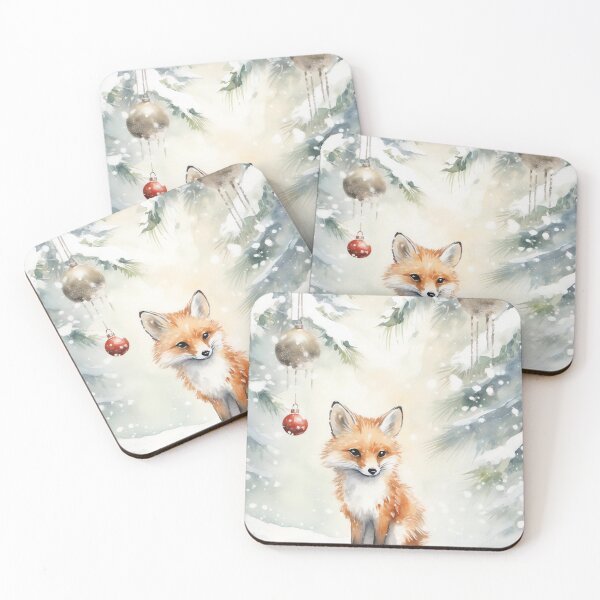 Item preview, Festive Fox Fun designed and sold by cute-animals99.