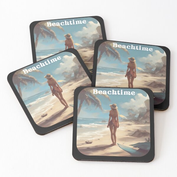 Item preview, Vintage Beach Summer Woman designed and sold by KarakitAI.
