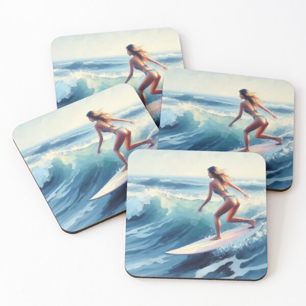Item preview, Cool surfer - catchin' waves in style designed and sold by KarakitAI.