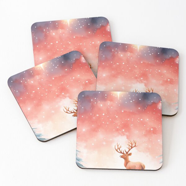 Item preview, Christmas Star Reindeer Wonderland designed and sold by cute-animals99.