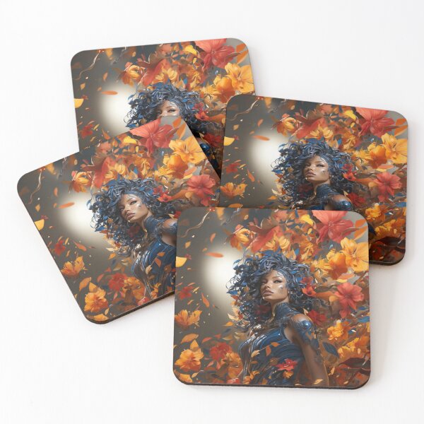 Item preview, Autumnal Aura – Nature's Enchantress Art Print designed and sold by SmartDesignByBB.