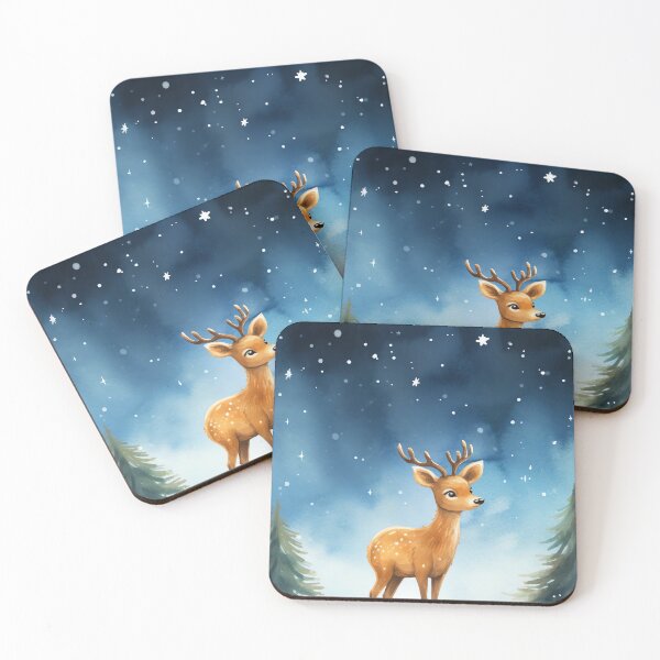 Item preview, Magical Starry Reindeer designed and sold by cute-animals99.