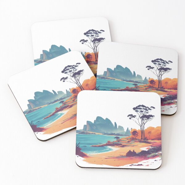 Item preview, Fantastic beach designed and sold by KarakitAI.