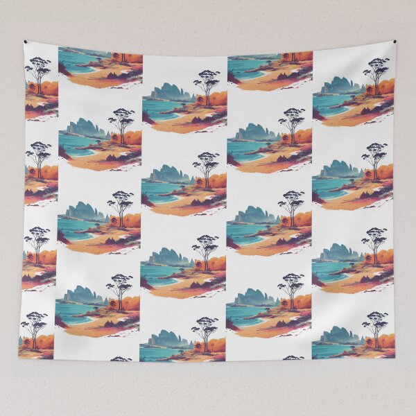 Item preview, Fantastic beach designed and sold by KarakitAI.