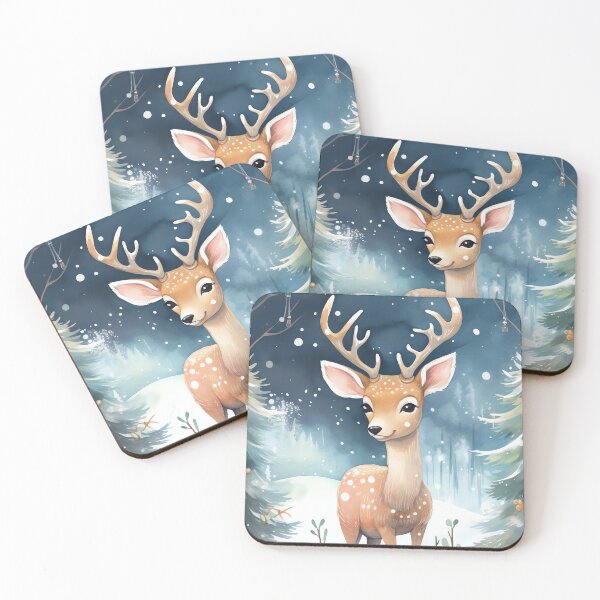 Item preview, Starry Night Reindeer designed and sold by cute-animals99.