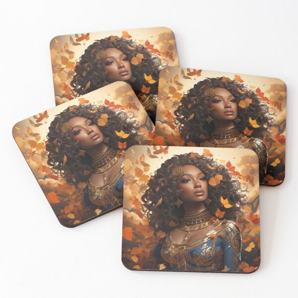 Item preview, Golden Elegance – Autumn Queen Art Print designed and sold by SmartDesignByBB.