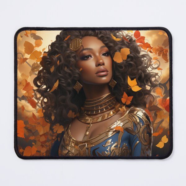 Item preview, Golden Elegance – Autumn Queen Art Print designed and sold by SmartDesignByBB.