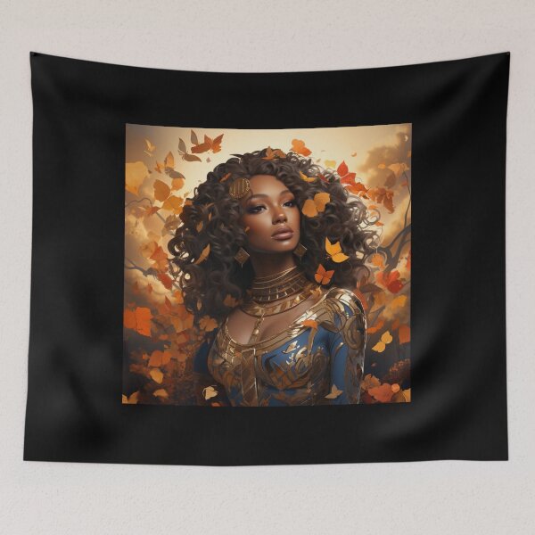 Item preview, Golden Elegance – Autumn Queen Art Print designed and sold by SmartDesignByBB.